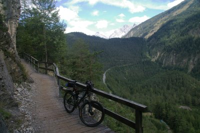 MTB Weg am Fernpass See