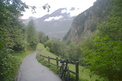 Blick zurueck nach Landeck