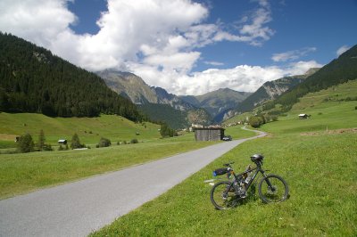 Blick zurück nach Nauders