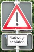 Radwegschäden